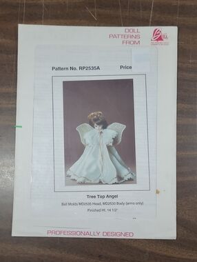Tree Top Angel Doll Pattern - White Angel Costume #RP2535A
